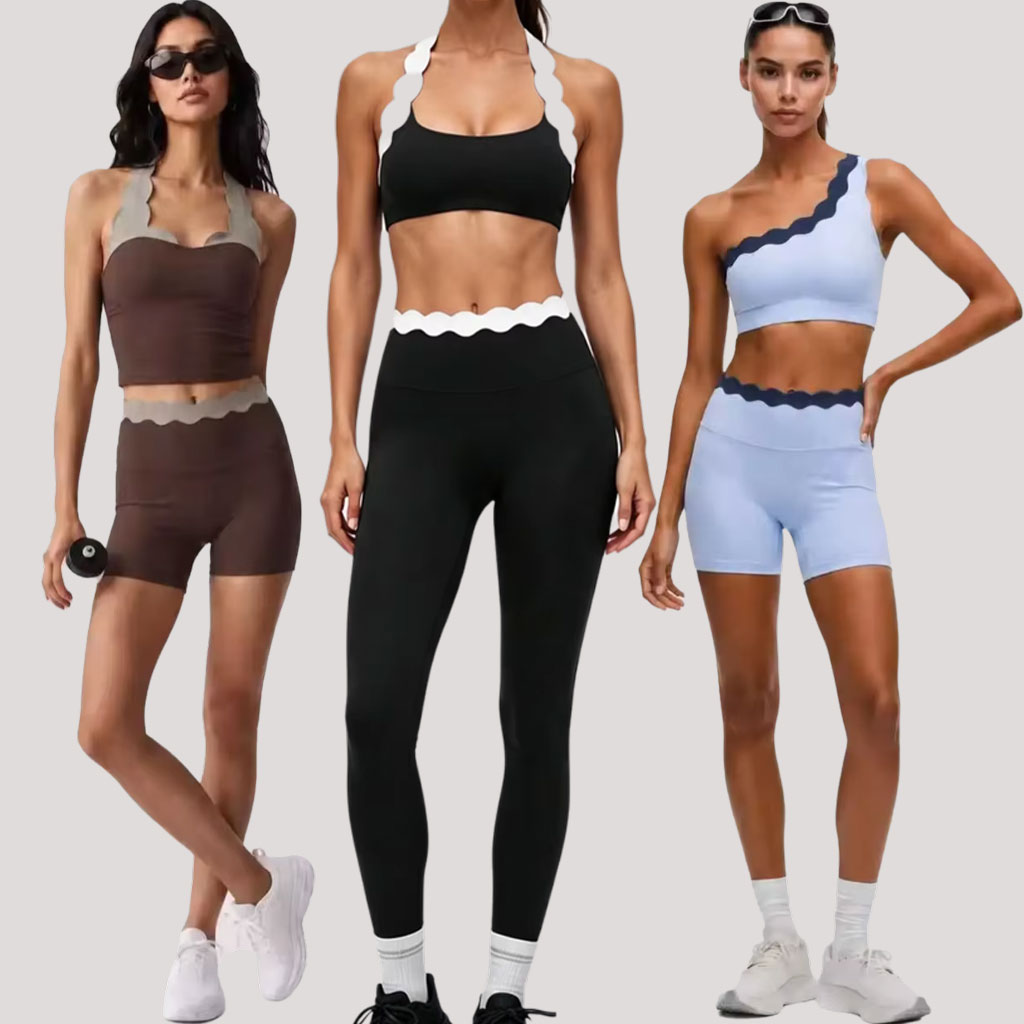 Women 2‑Piece Yoga Outfit Two‑ - đánh giá và giá Lace Bralette Set