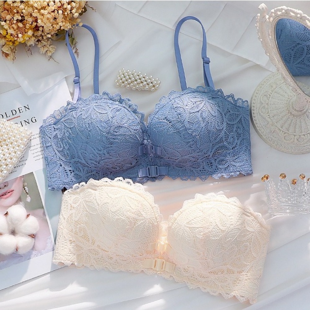 Lingerie Deep V Front Button B - đánh giá và giá Wirefree Bra Comfort
